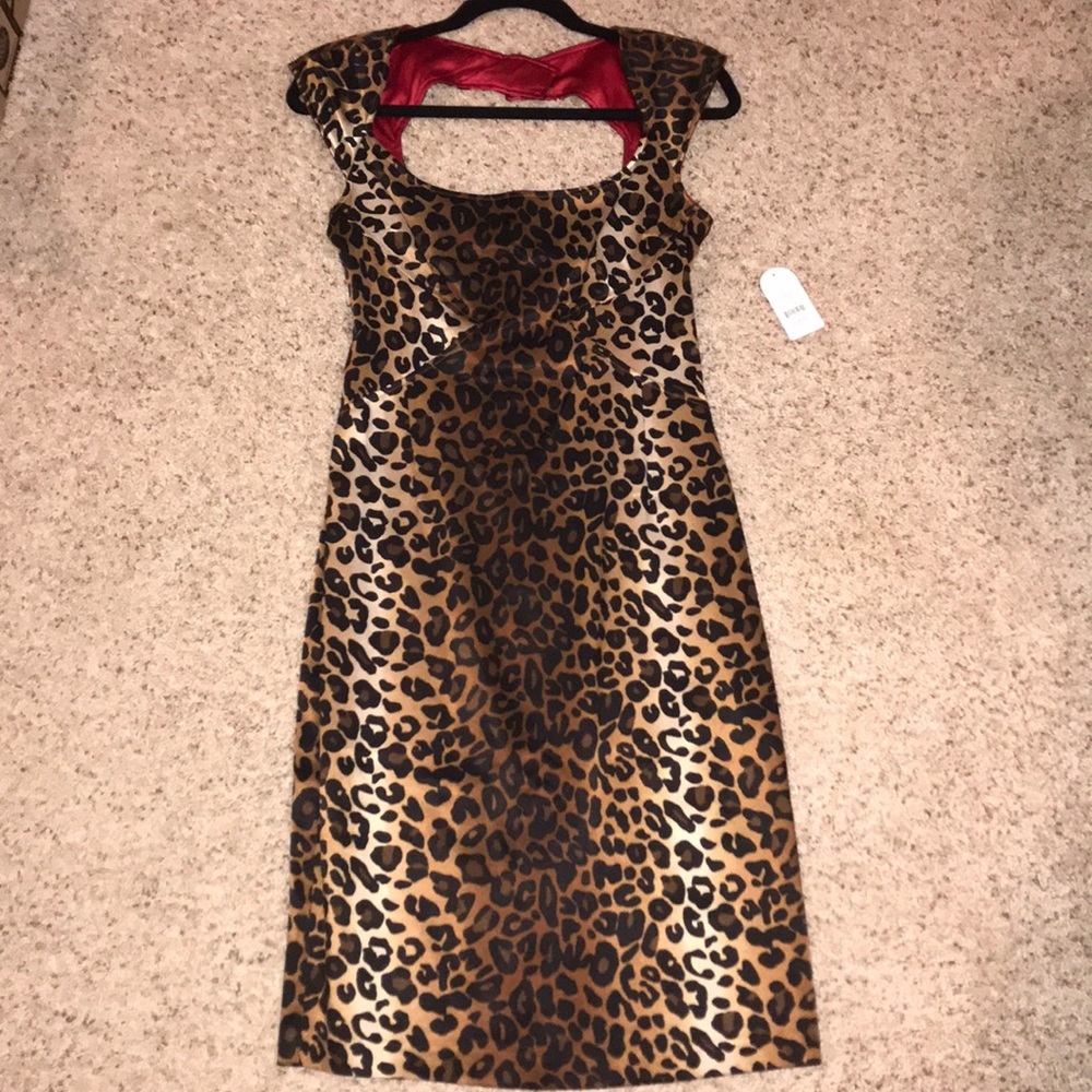 Leopard print Jessica Simpson dress